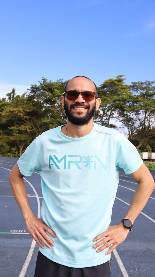 Camiseta Deportiva Azul Claro UNISEX | Primera Colección