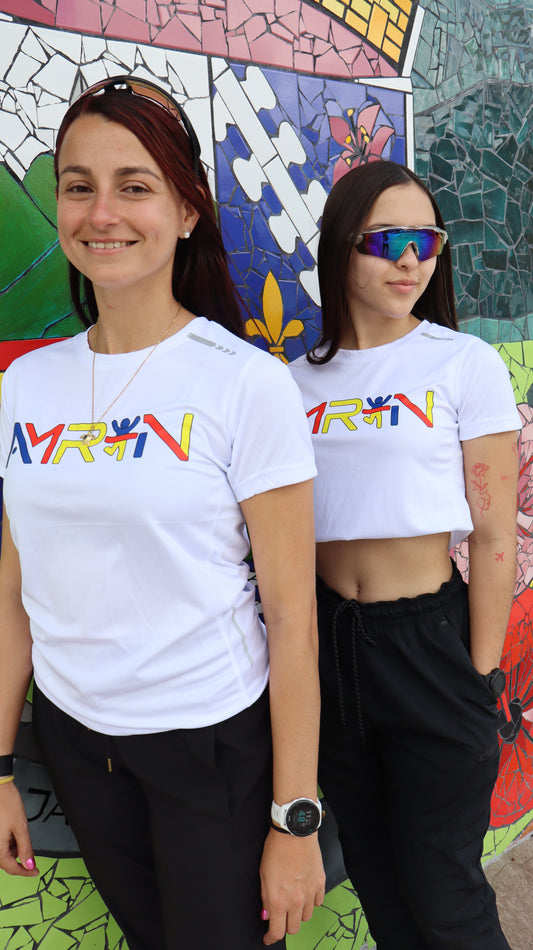 Camiseta Deportiva Blanca UNISEX | Edición AIBONITO