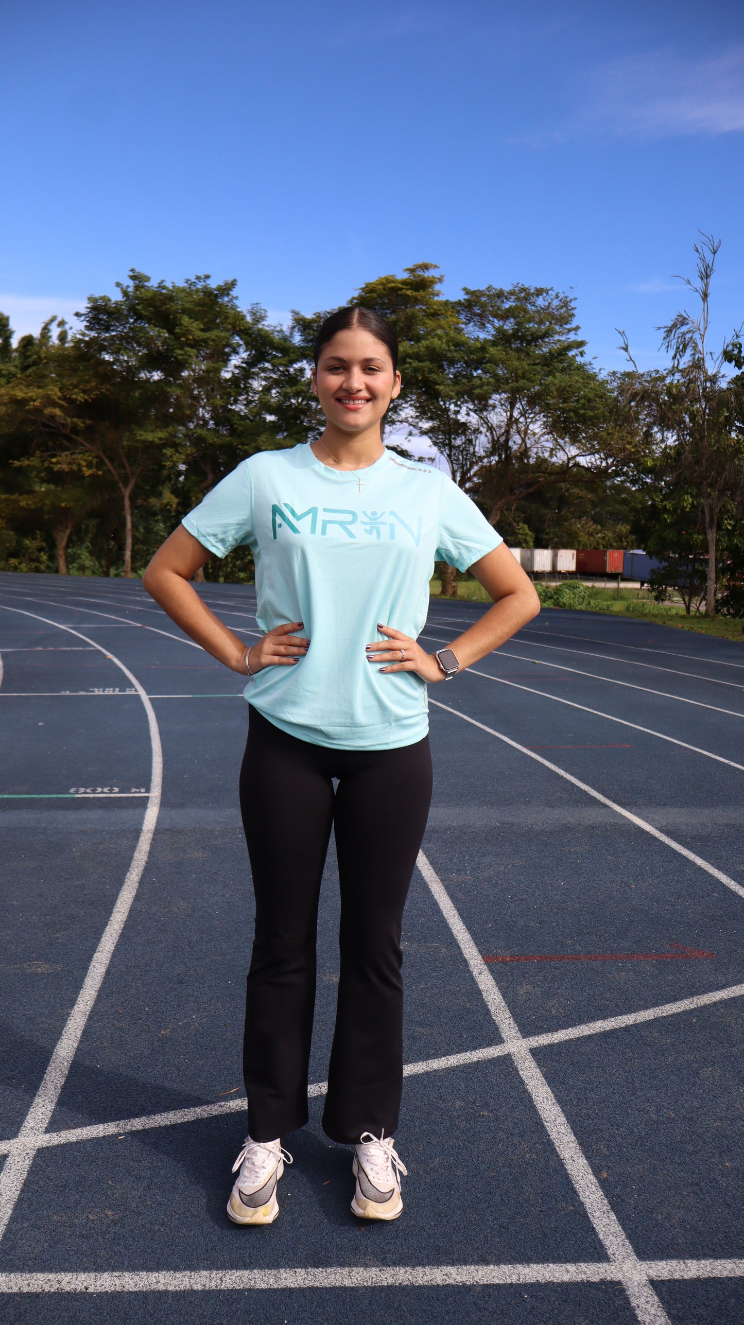 Camiseta Deportiva Azul Claro UNISEX | Primera Colección