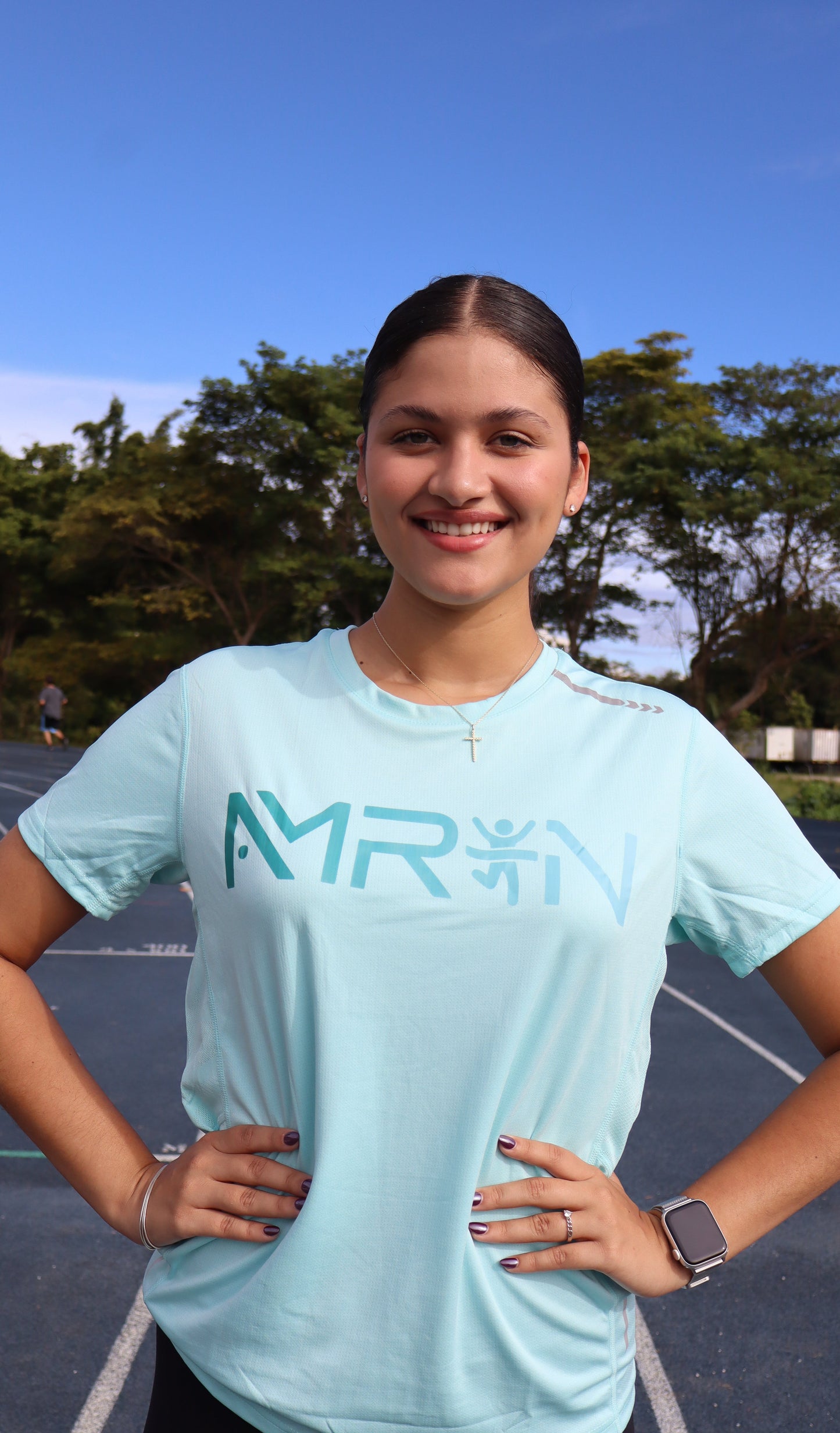 Camiseta Deportiva Azul Claro UNISEX | Primera Colección