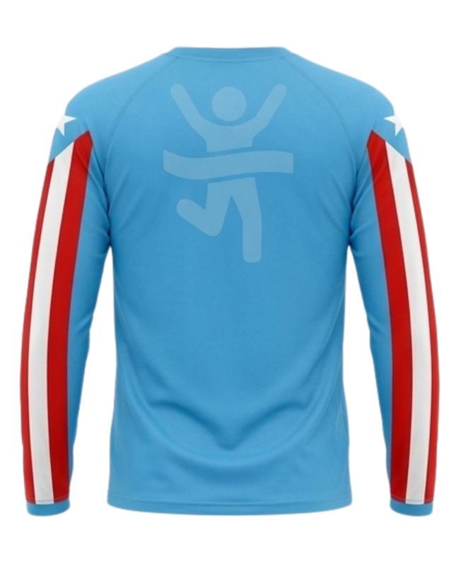 Camisa Manga Larga Puerto Rico Edition | AMRUN UNISEX ❤️🩵🤍