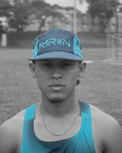 Gorra Azul AMRUN Racing | Running Cap