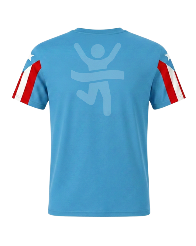 Camisa Con Mangas Puerto Rico Edition | AMRUN UNISEX ❤️🩵🤍