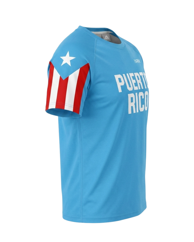 Camisa Con Mangas Puerto Rico Edition | AMRUN UNISEX ❤️🩵🤍