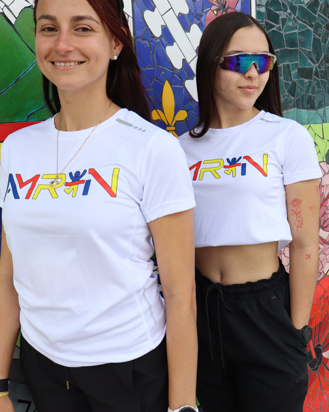 Camiseta Deportiva Blanca UNISEX | Edición AIBONITO
