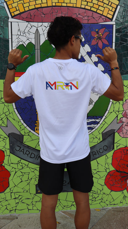 Camiseta Deportiva Blanca UNISEX | Edición AIBONITO