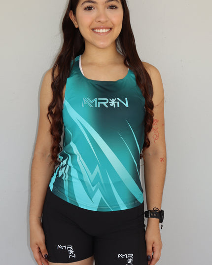 Camisa Sin Mangas Mujer | Azul