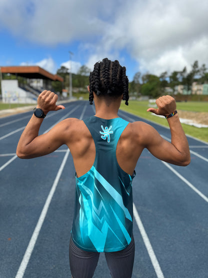 Camisas Sin Mangas Hombres Azul | Men Singlet