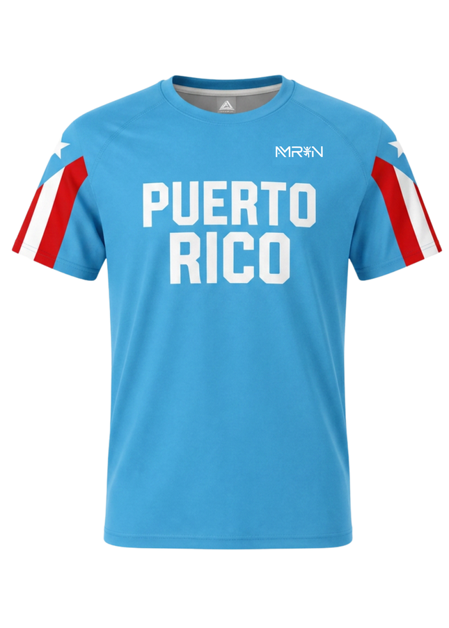 Camisa Con Mangas Puerto Rico Edition | AMRUN UNISEX ❤️🩵🤍