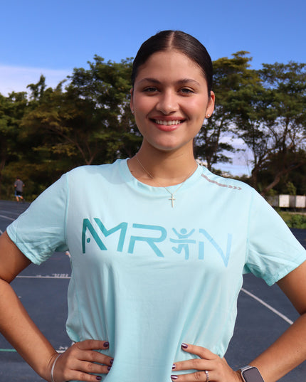 Camiseta Deportiva Azul Claro UNISEX | Primera Colección