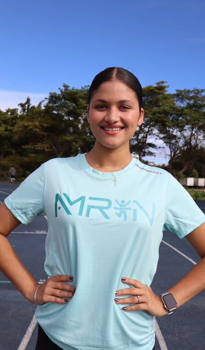 Camiseta Deportiva Azul Claro UNISEX | Primera Colección