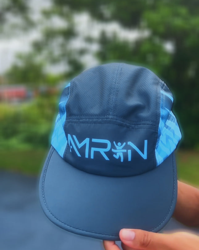 Gorra Azul AMRUN Racing | Running Cap